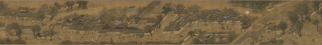 仇英〈清明上河圖〉,遼寧省博物館藏,圖為局部。