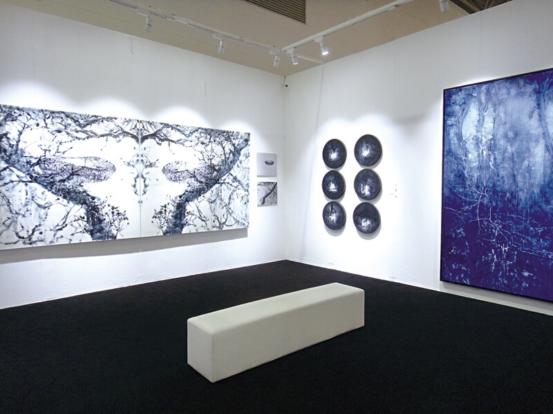 「中國新繪畫&裝置」預展現場。