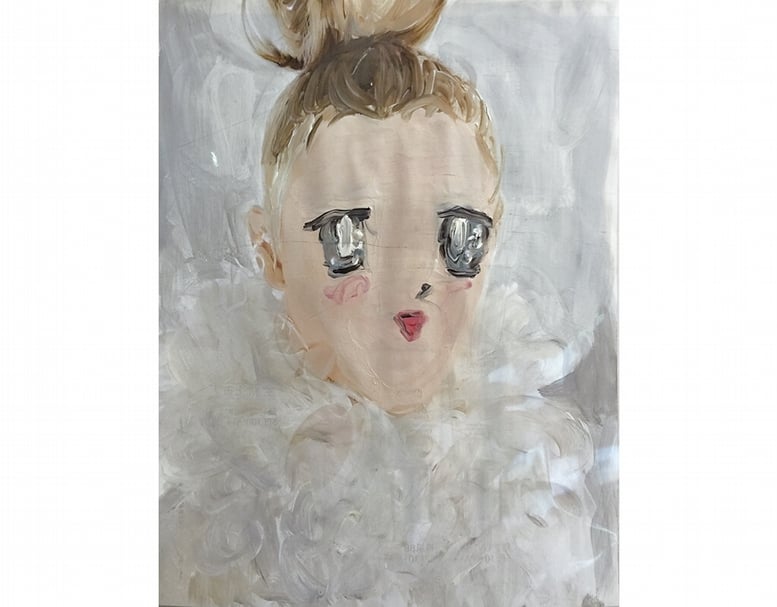 劉茵近似日式少女漫畫般的作品。