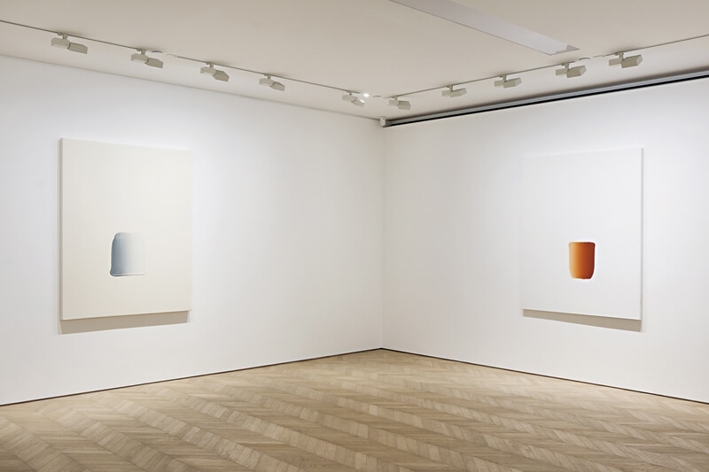 李禹煥個展於展場一景。© Lee Ufan, Courtesy of Pace Hong Kong