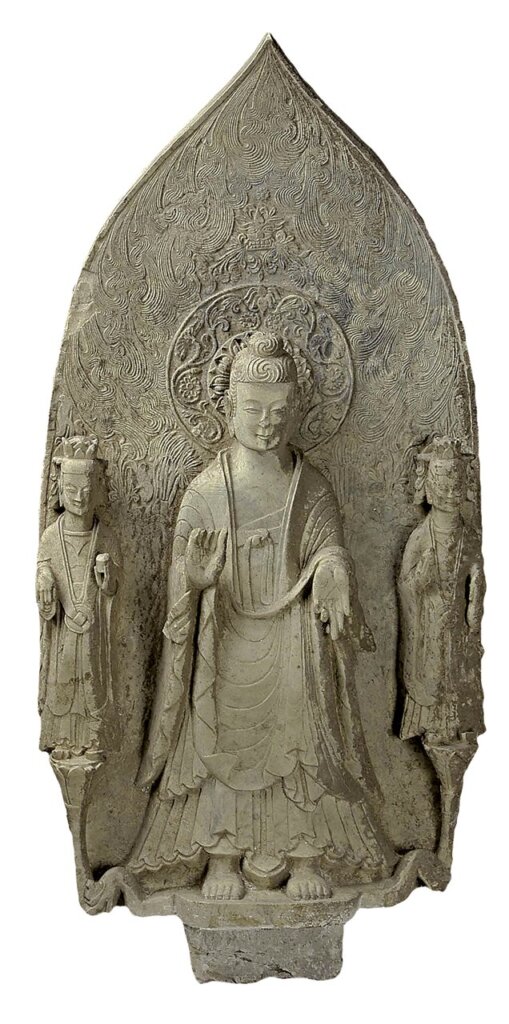 北魏〈田延和造像碑〉，淇縣城關出土，河南博物院藏。