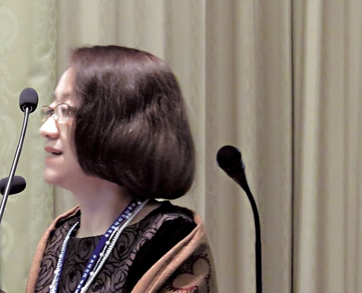 「近世漢文／圖像的東亞流轉」發表人毛文芳。