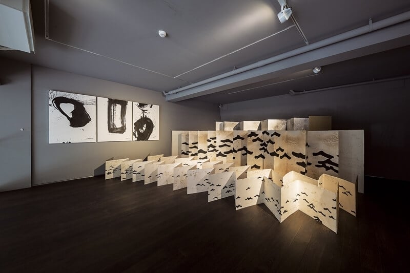 秦風個展現場一景。