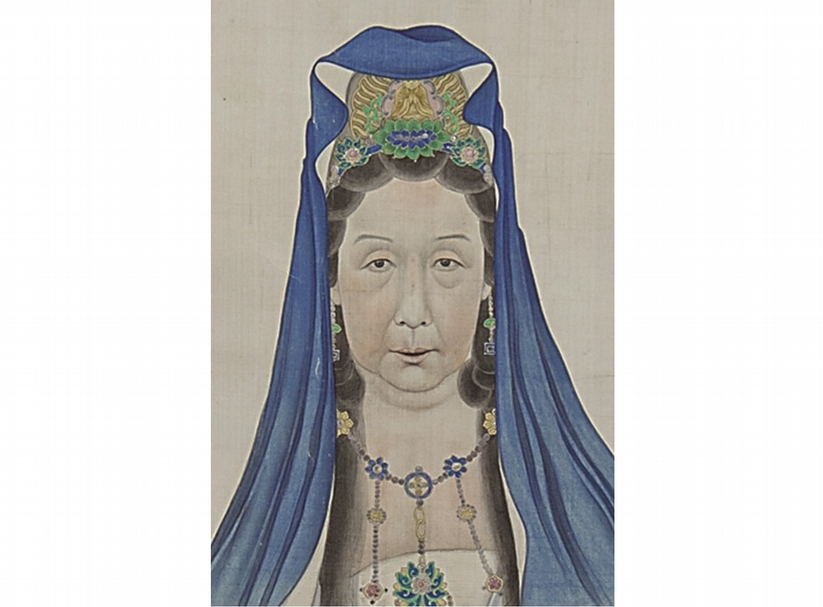 圖4 Alan Kennedy：清末〈慈禧太后扮觀音畫像〉。