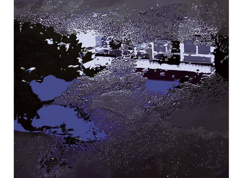 曹源《水境No.12》．油彩、畫布．72×60 cm．2015。