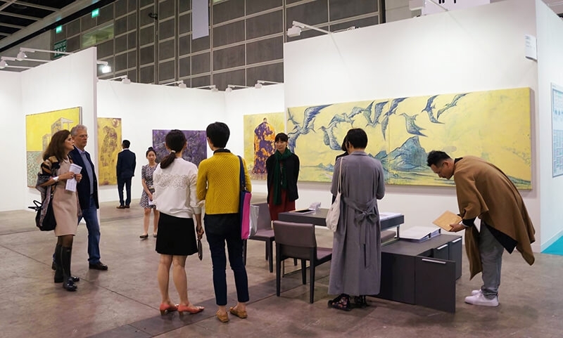 索卡藝術展位一景