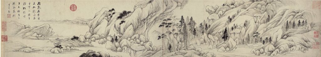 董其昌〈疏林茅屋圖〉 中國嘉德．人民幣6900萬元