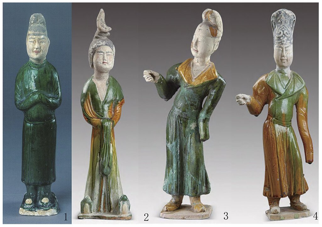 安菩墓出土侍俑。