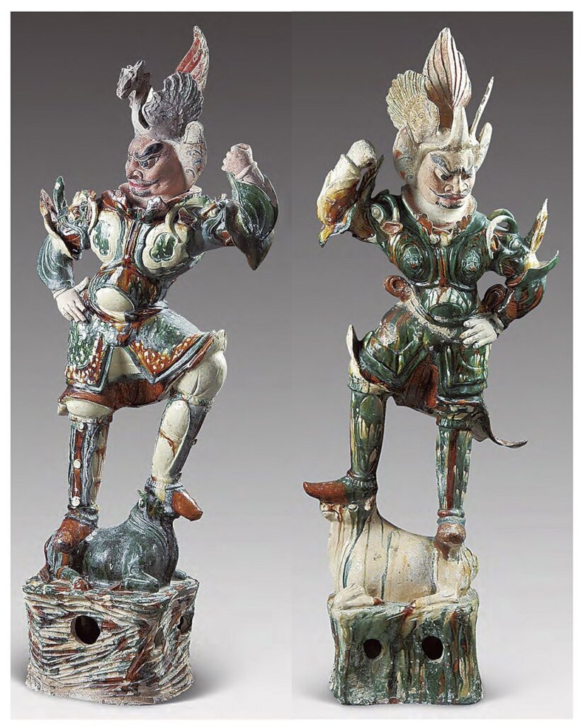 安菩墓武士俑。
