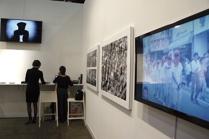 其玟畫廊展位。（攝影／林怡秀）