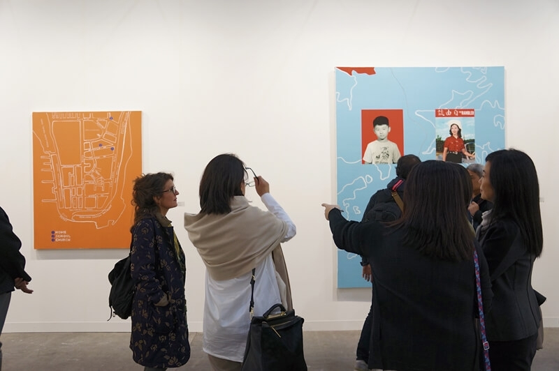 誠品畫廊展位。（攝影／林怡秀）
