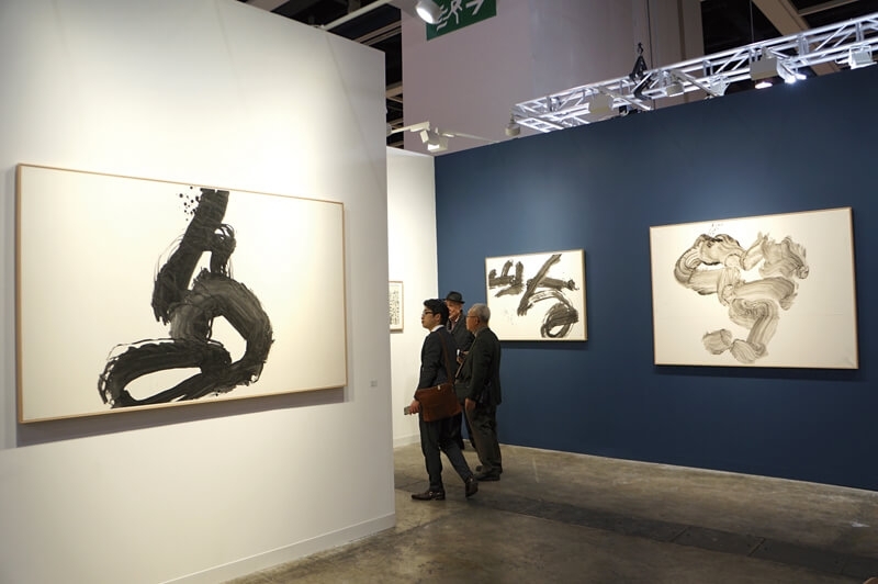 百藝畫廊展位。（攝影／林怡秀）