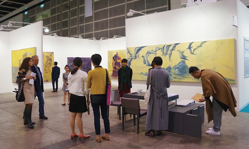 索卡藝術展位。（攝影／林怡秀）