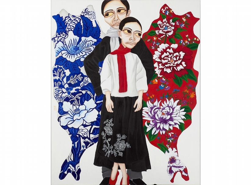 柳依蘭，情結‧台灣夢，油畫，162cmX130cm，2015。