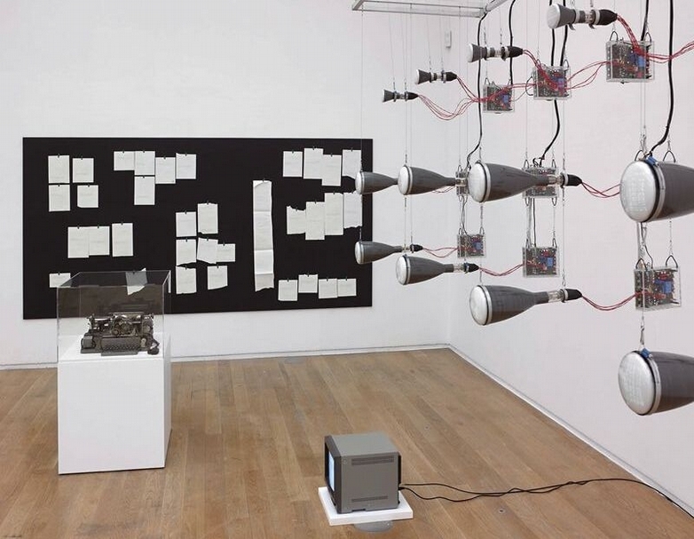 林克《情書1.0》.曼徹斯特美術館展場.2009年。(攝影/Michael Pollard)