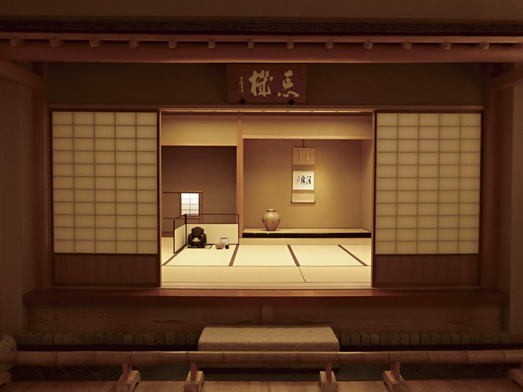 博物館日本茶室區。