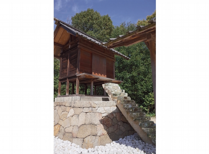杉本博司（Hiroshi Sugimoto），於直島家計畫的《Go’o Shrine》。 攝影｜賴依欣