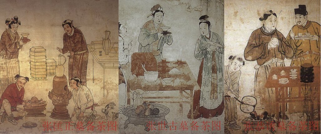 宣化遼墓所見茶具。