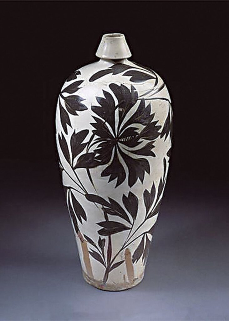 1115～1234年〈磁州窯瓶〉，C.68-1935。