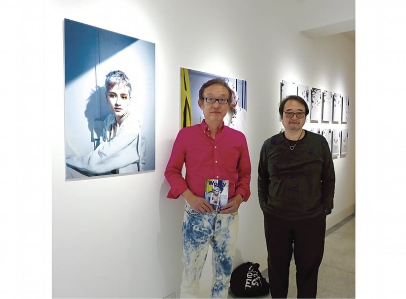 中牟田洋一邀請日本東京《Wooly》雜誌創辦人鶴田正人(Masata Tsuruta)來台舉辦《Wooly》雜誌首度登台發表會,鶴田正人是知名音樂製作人、策展人,活躍於日本音樂與時尚界,早期在EMI工作,曾擔任日本藝人宇多田光、日劇《長假》原聲帶專輯製作人。(攝影/陳意華)