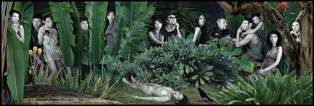 李小鏡|叢林 典藏噴墨 200x600cm 2007 台北市立美術館提供