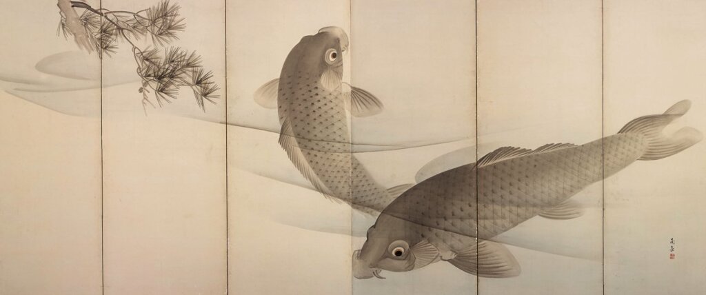 何以招涼去？龍騰鯉躍瀑自流──大和文華館「召喚涼爽的美術」特展 5
