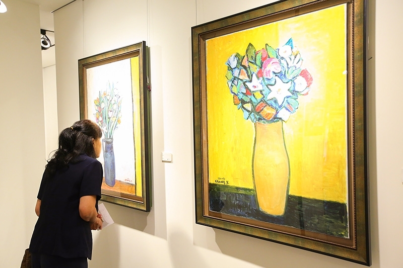 心晴美術館展覽空間一隅