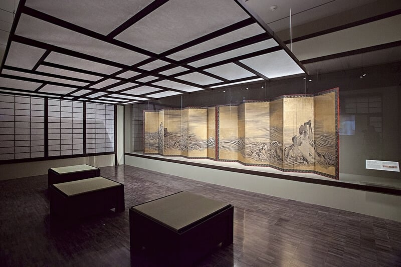 2013年「In the Moment：Japanese Art from the Larry Ellison Collection」特展展廳一隅。圖︱舊金山亞洲藝術博物館