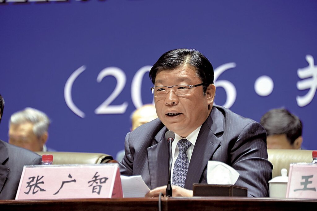 中國河南省副省長張廣智。
