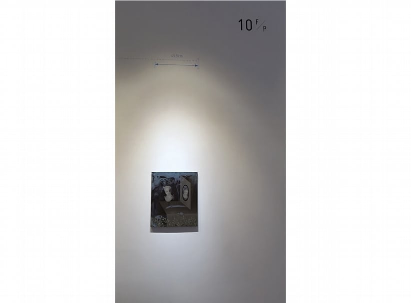 吳翠玲《寂靜的淚II》‧壓克力顏料、畫布‧45.5×53 cm‧2016。