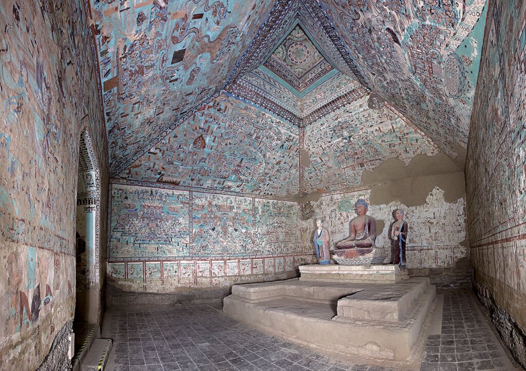 晚唐（848～907）第85窟室內景觀。©Dunhuang Academy。