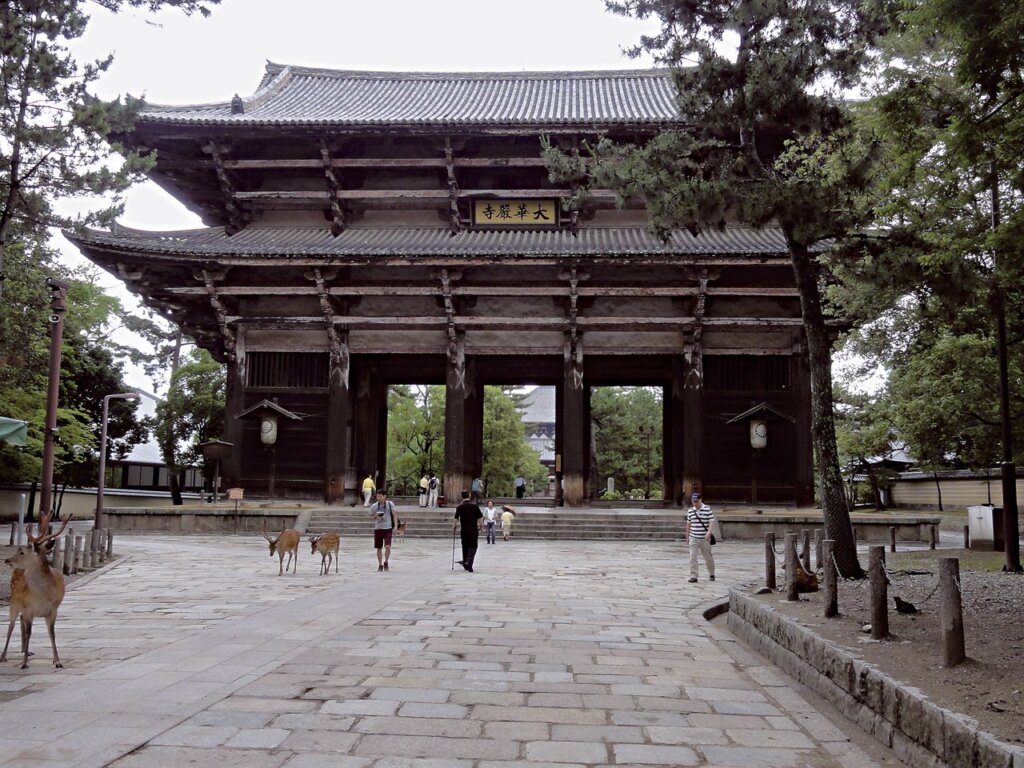 東大寺南大門，奈良。攝影╱顏娟英。