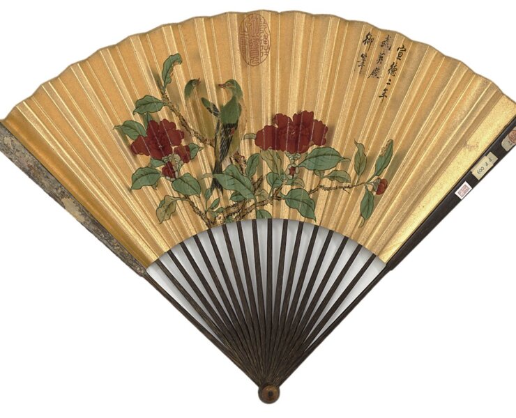 明宣宗〈御筆花鳥〉，國立故宮博物院藏。