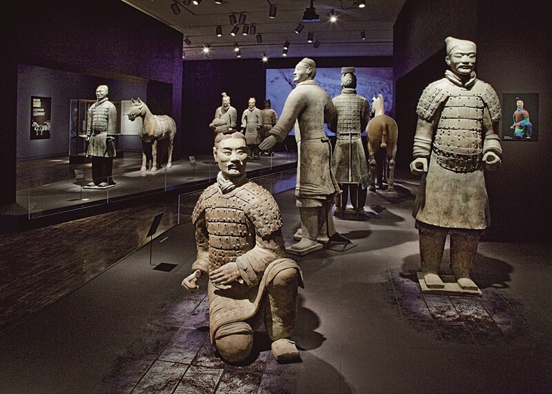 舊金山亞洲藝術博物館過去的「中國兵馬俑」展，也結合過AR的技術。（舊金山亞洲藝術博物館提供）