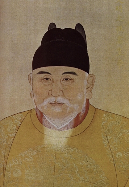圖2〈明太祖半身像〉，台北故宮博物院藏。