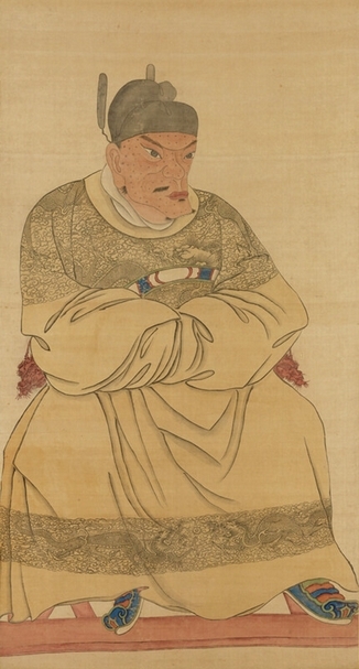 圖3 〈明太祖異像〉，台北故宮博物院藏。
