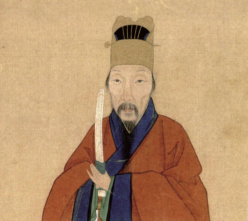 明人〈沈青霞像冊〉，北京故宮藏。