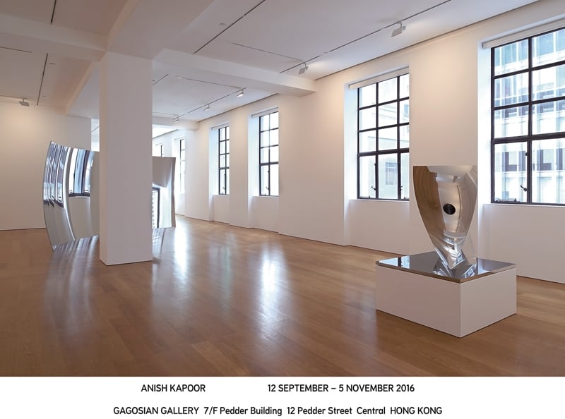 「安尼施．卡普爾」（Anish Kapoor）香港高古軒畫廊的展覽一景。Courtesy Gagosian Gallery. Artworks ©Anish Kapoor
