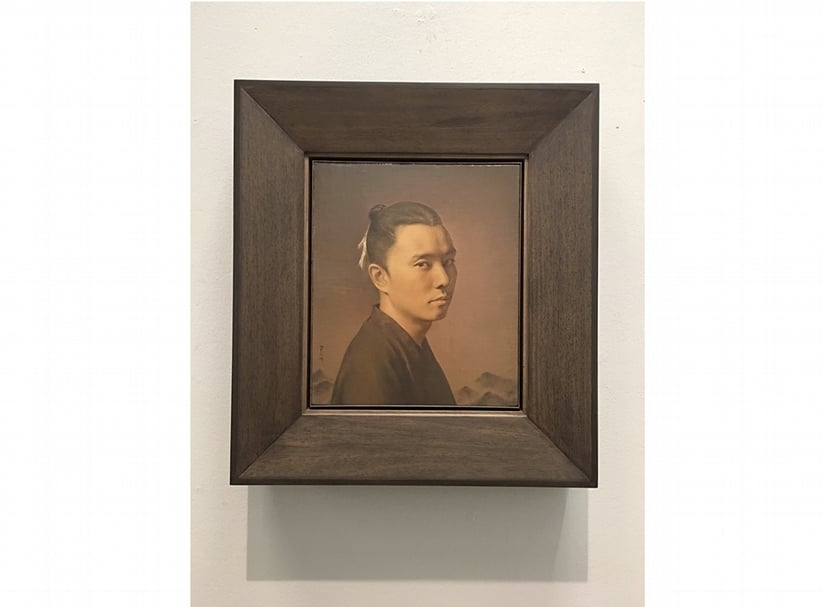 彭斯《山水少年(A Juvenile)》.40×34 cm.2016。