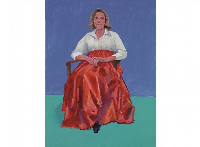 霍克尼《Rita Pynoos 》．2014。（攝影／Richard Schmidt）