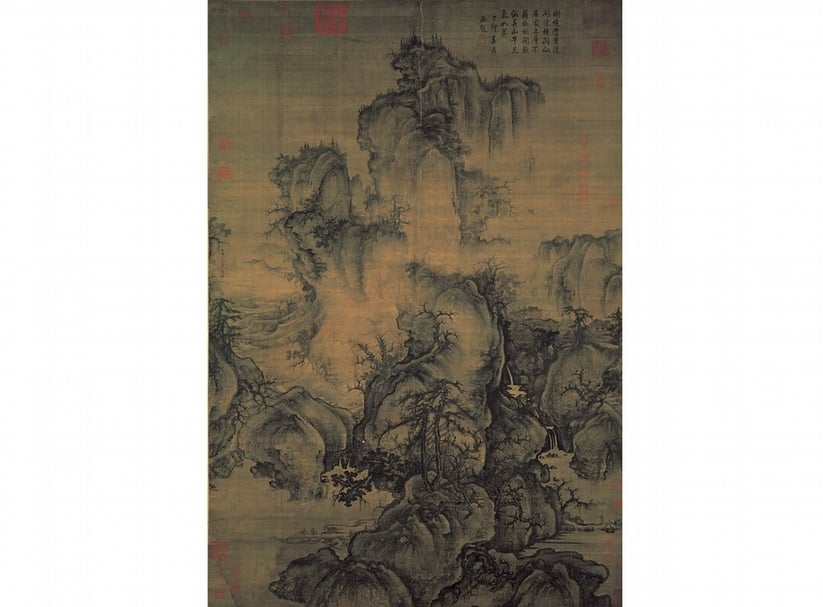 圖7 宋．郭熙〈早春圖〉，158.3×108.1公分，國立故宮博物院藏。