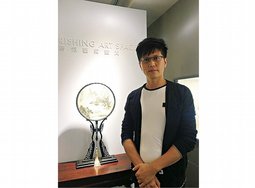 姜義才為當代少見致力於古典繪畫的年輕輩書畫家。攝影︱金浩鈞