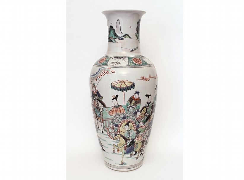 圖5 Littleton & Hennessy：康熙朝〈五彩瓷瓶〉。圖︱倫敦亞洲藝術週官網（Asian Art in London）