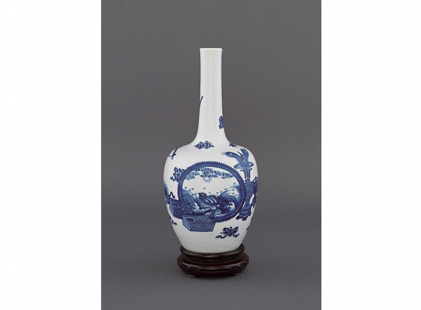 圖6 Marchant：康熙朝〈青花瓷瓶〉。圖︱倫敦亞洲藝術週官網（Asian Art in London）