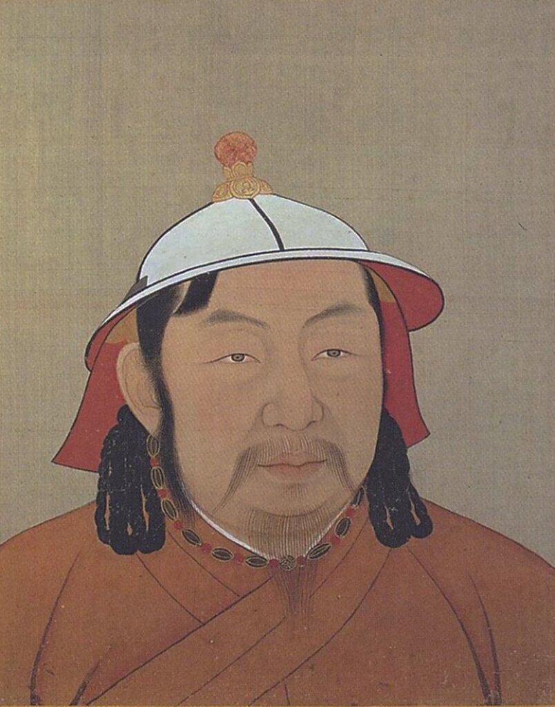 〈元仁宗像〉,台北故宮藏。圖╱維基百科。