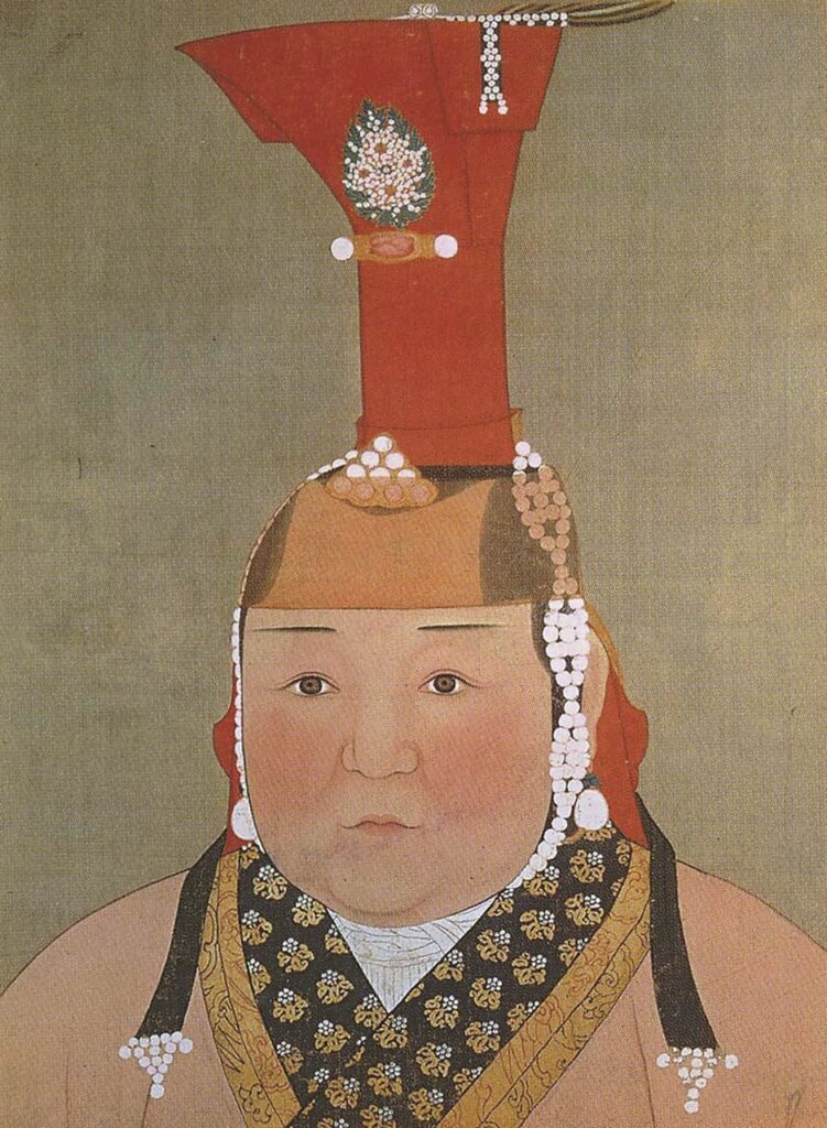〈元順宗后像〉，台北故宮藏。順宗后為大長公主母，公主無像傳世，或可用此圖想像之。圖╱維基百科。