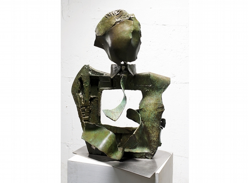 李光裕│風影 銅 55x60x100cm 2016 圖│采泥藝術