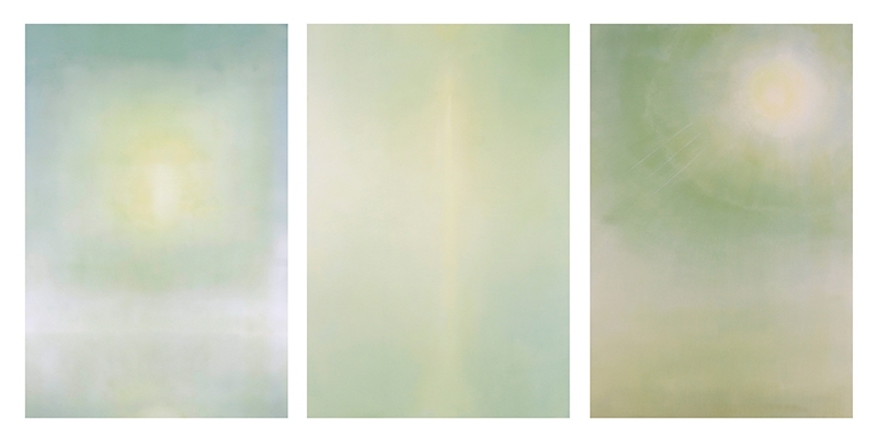 戴佳茹,三位一體,194x130cm,2008。