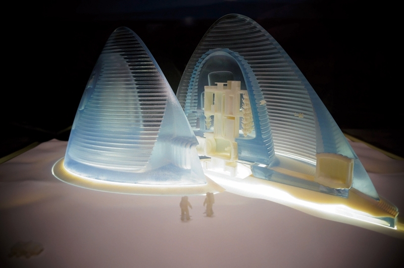 雲端建築工作室（Clouds Architecture Office, Cloud AO）的火星冰屋（MARS ICE HOUSE）模型