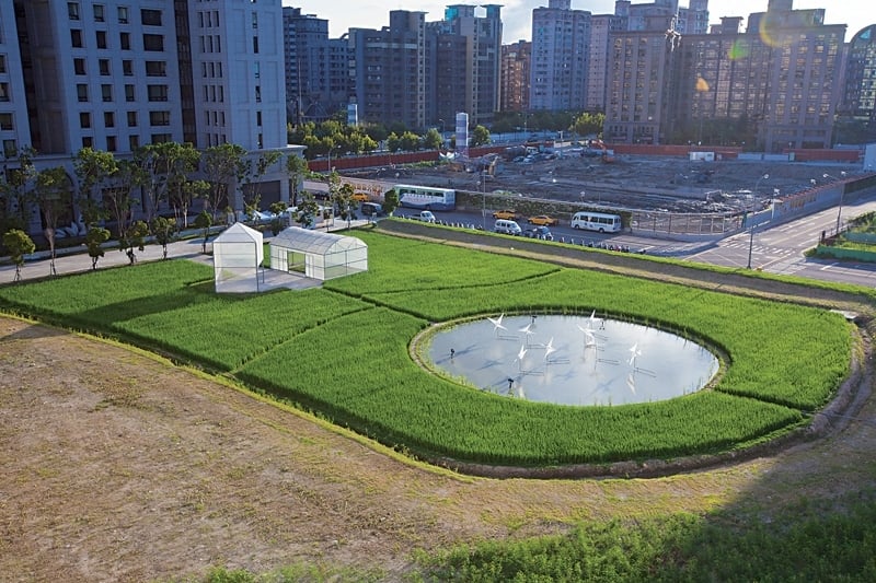 明日博物館的第五檔展覽「風帶來光─新宮晉動力／地景藝術展」。圖│忠泰建築文化藝術基金會